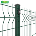 Decorative PVC Coated 3D Curved Wire Mesh Fence