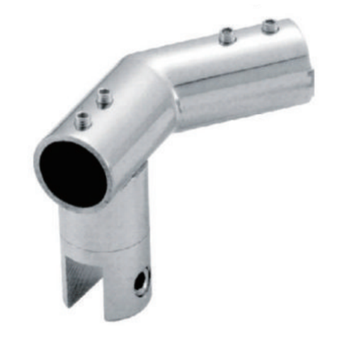 135 Degree Round Tube with Clip Connector