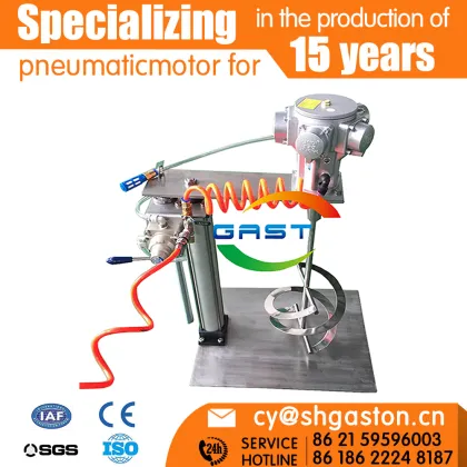 Portable Air Pneumatic Mixer Machine