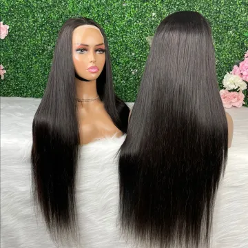 Glueless Flim Transparent HD Full Lace Front Brazilian 100% Virgin Cuticle Aligned Human Hair Wig With Baby Hair For Black Women