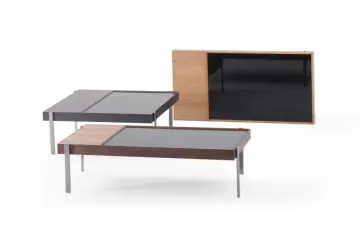 "Mirror Glass" Coffee Tables