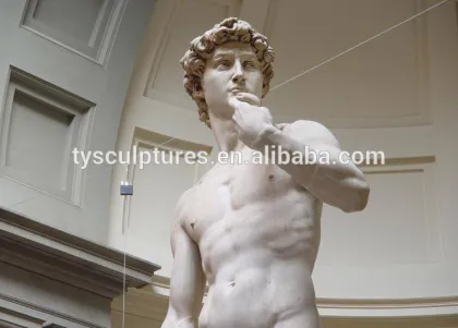 Stone famous western figure sculpture marble statue of David Copperfield