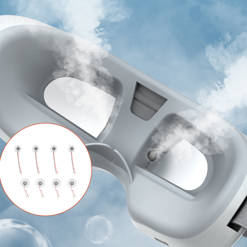 Atomizer plate for electronic steam eye mask 