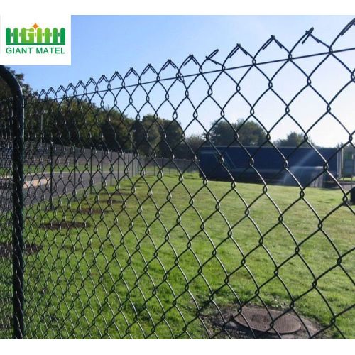 Galvanized Decorative Chain Link Wire Fence