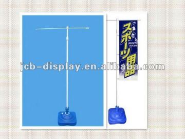 3m giant outdoor flagpole with water base
