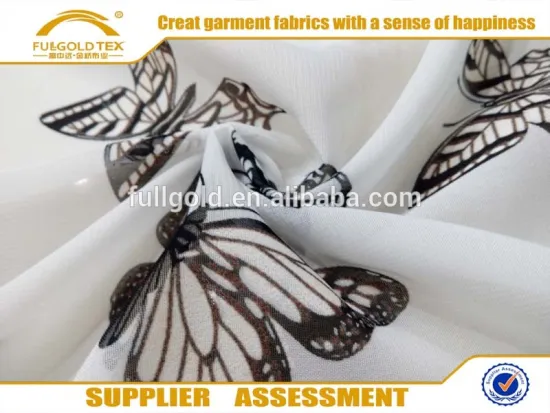 2016 Hot sale wholesale 75D knitting printed chiffon fabric,chiffon maxi dresses,long dress chiffon new style in shaoxing
