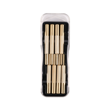 8 Piece Care Brass Pin Punch Set - Brass Punches