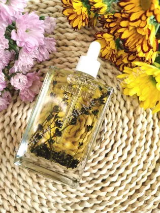 Pure Natural Flower Face and Body Essential Oil Serum - Hydrating Flower Face Oil