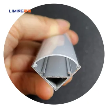 6mm Aluminium LED Profil Alu for Extrusion Drywall Angle Tile Trim Light Curved Round
