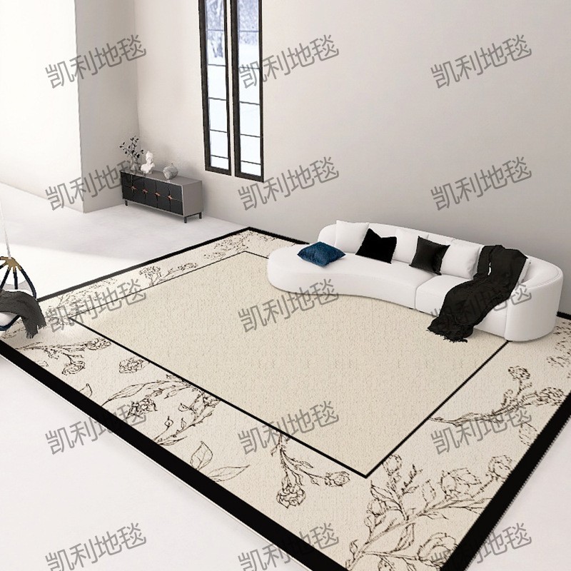 Ковер в гостиной - мыслимый и не опасный