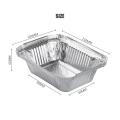 Afhaalmaaltijden aluminiumfolie container 260ml