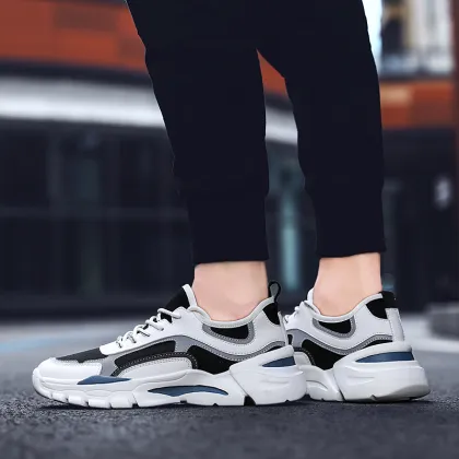 fashion design breathable flat casual men shoes