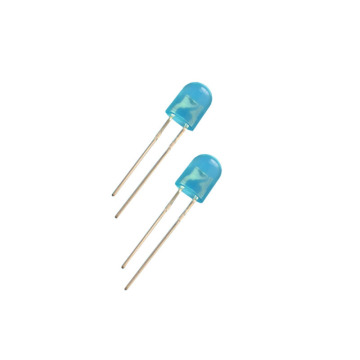 5mm Blue Super Bright LED DIP 546 Oval Diodes - 2 Pins Through Hole