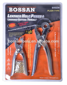2pcs punch plier & eyelet plier set