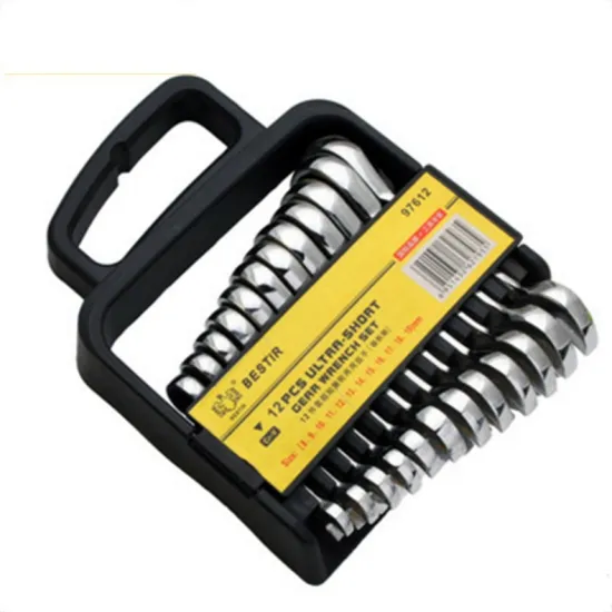 Short Ratchet Spanner and Dual-purpose Wrench Set: Comprehensive 7pcs Combination Wrench Collection