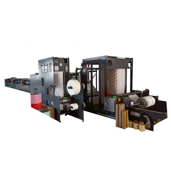 Factory Supply Flat Bottom Sealing Food Packaging Bag Making Machine for Kraft Paper Bags