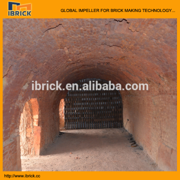 Fire brick oven for burning red clay solid hollow bricks kiln