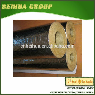 Industry pipe system insulation mineral,rock wool pipe