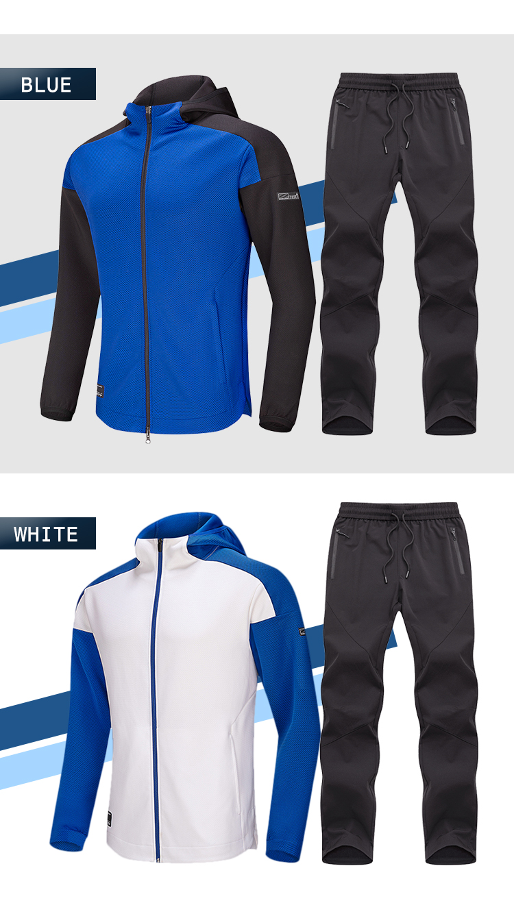 Éadaí spóirt Hoodie Jogger Pants Suit Outdoor Tracksuit Set