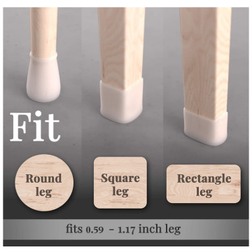 Tampa de proteção contra silicone de mobiliário antiderrapante reutilizável