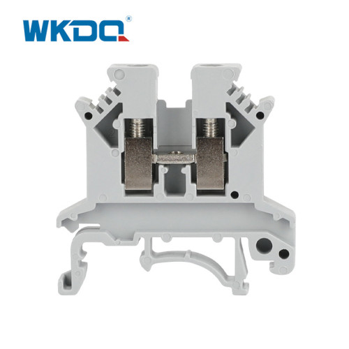 Schroefverbinding DIN-rail-aansluitblok