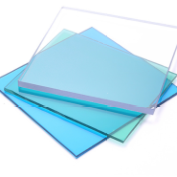 10mm蓝色PC双面紫外线耐力板