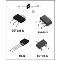 Triac SOT-223 0,8a con corrente di attesa bassa