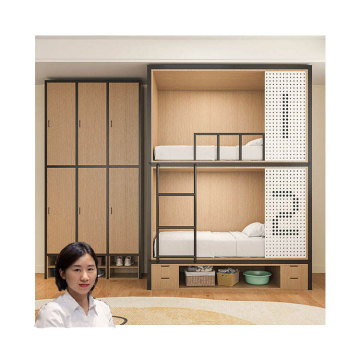 Wholesale Solid Wood Bunk Beds for Youth Hostels and Hotels