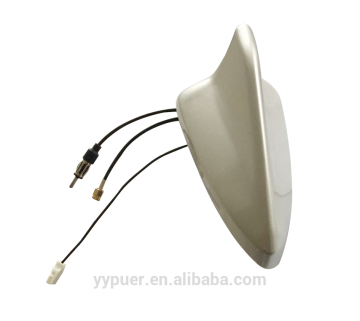 Car antenna with GPS/ AM/FM function of shark fin shape, designed for Buick but can be changed to Univerdal