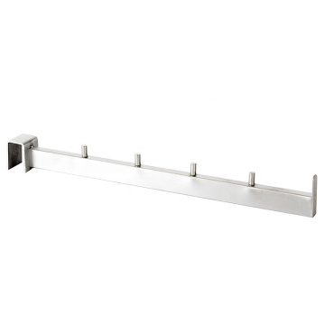 Stainless Steel Square Tube Hook for Clothes Hanger Display