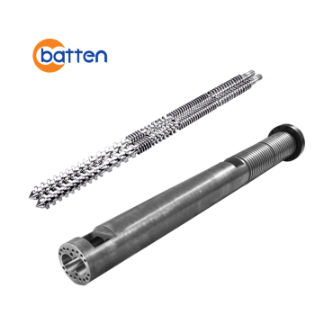 PVC pipe parallel twin screw and barrel plastic extruder machine
