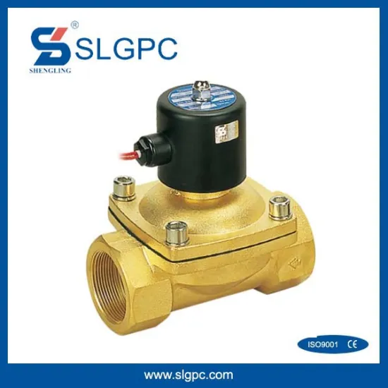 Brass body 2W250-25 electric water shut off valve 1 inch type garden irrigation solenoid valves