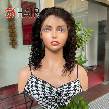 Glueless 360 Pre Cut HD Lace Italian Deep Curly Raw Virgin Human Hair Wig