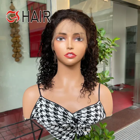 Glueless 360 Pre Cut HD Lace Italian Deep Curly Raw Virgin Human Hair Wig