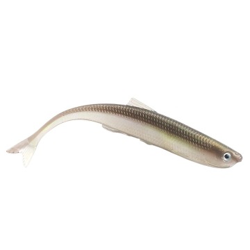 Leanness ShadTeez 6cm/8cm Pike Zander Soft Lure with 3D Eyes