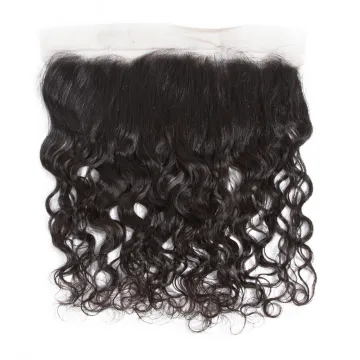 100% Unprocessed Hair Extension Human Hair Brazilian Water Wave Hair Frontal Lace Closure