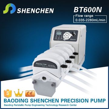 Water treatment chemical peristaltic pump