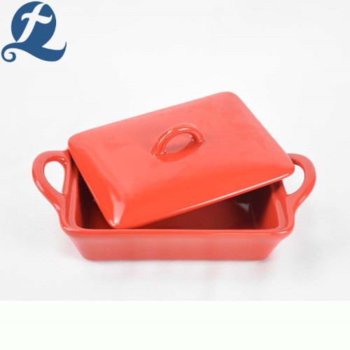 Simple Baking ware bakeware with handle and lid