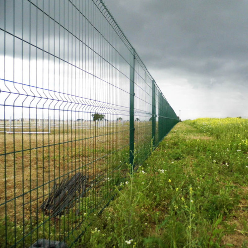 plastic coated bending welded wire mesh fence