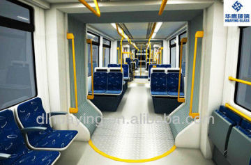 Insulating glass for Locomotive interior