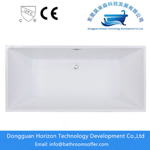 Hotel freestanding square bathtub