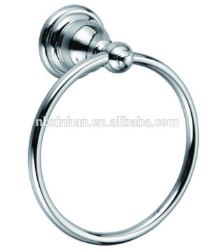 Elegant,wall mounted,bathroom accessories zinc alloy towel ring/chrome plated