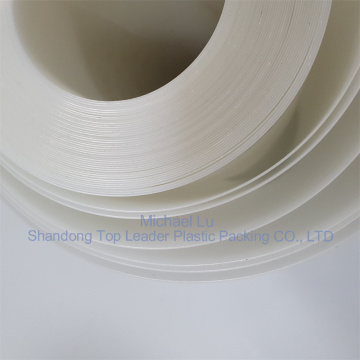 glossy white pp film 0.6mm food grade plastic