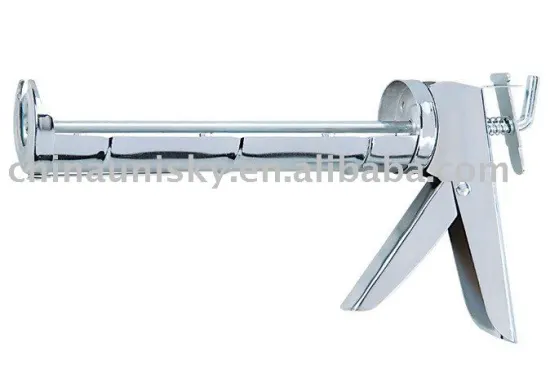 Chrome-plated Caulking Gun