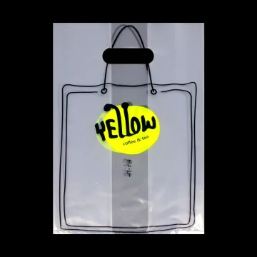 Clear Personalized Die Cut Plastic Handbag