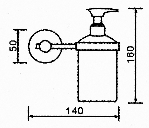 Size Of Liquid Soap Holder