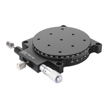 Banc de testare optic manual cu etaj rotativ de precizie 90 mm