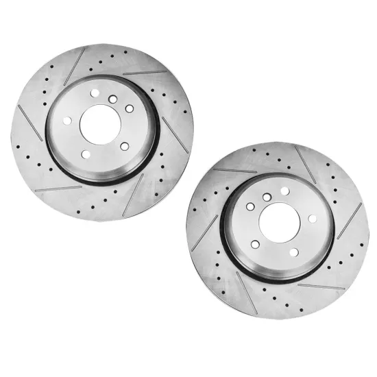 Coated Vented 345mm Disc Brake Rotor 09.C418.13 for BMW 535i