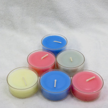 Colored aroma valentines day tealight candle