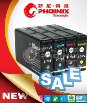 Printer consumables, Inkjet Cartridge T7861~T7864 Compatible For Epson WF-4630/4640
